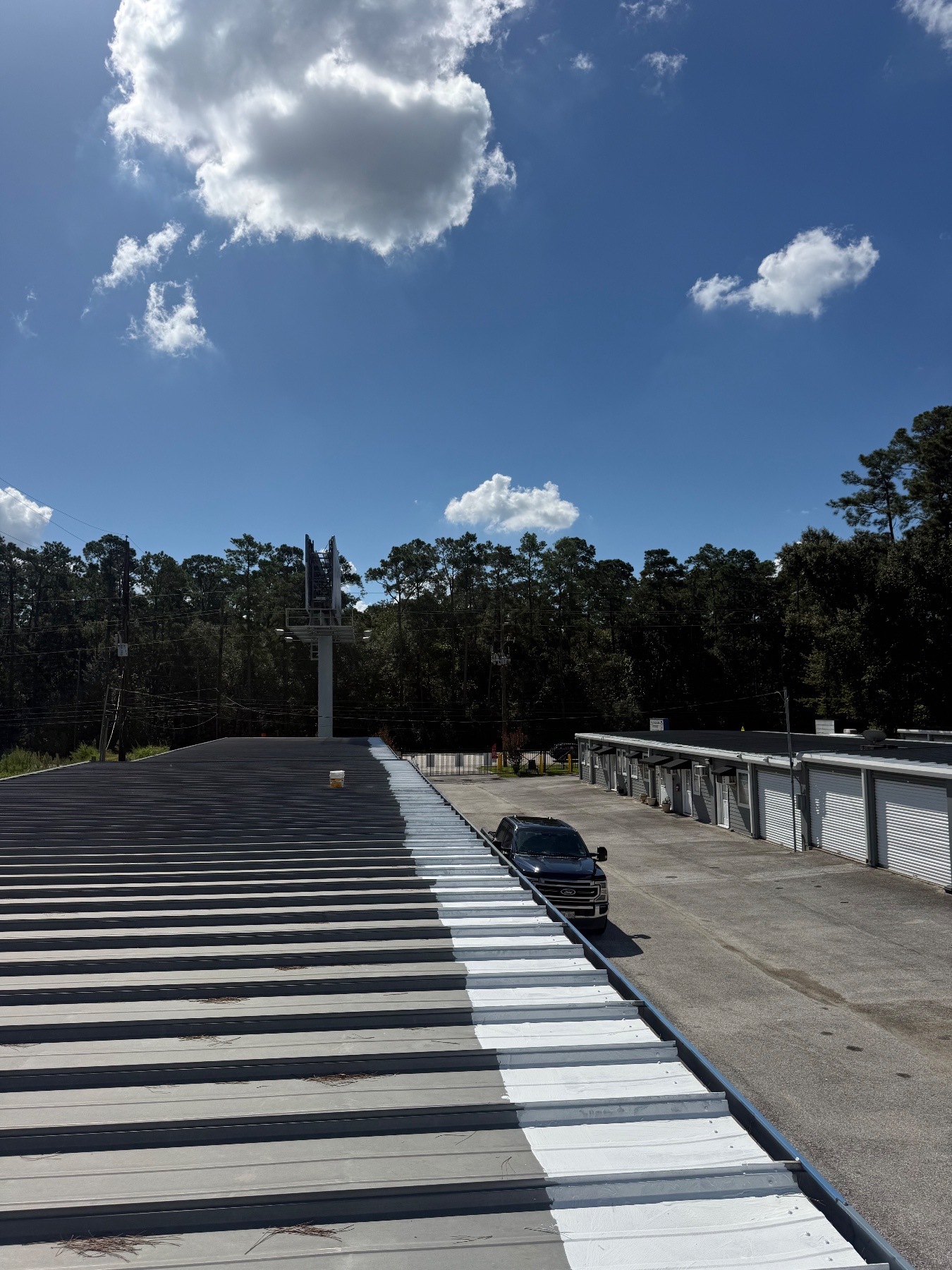 Commercial roof repair — Roof Coating project in The Woodlands, TX