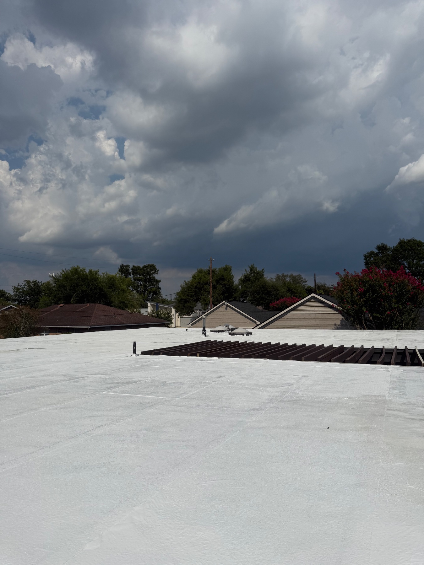 Henry PRO GRADE 988 Silicone Roof Coating — Roof Coating project in Houston, TX