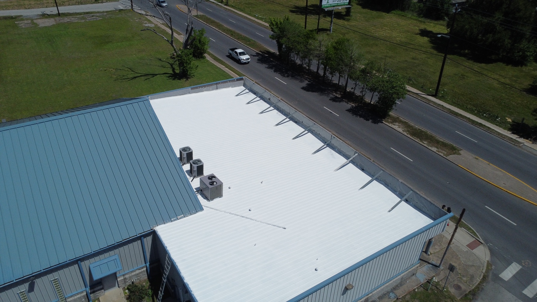 After photo of the roofing project
