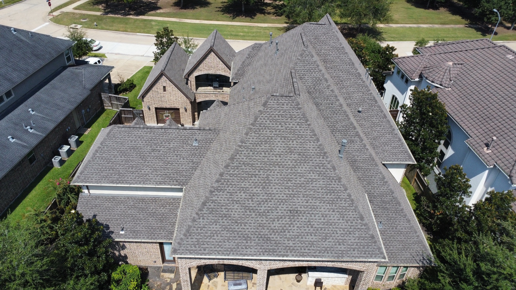 After photo of the roofing project