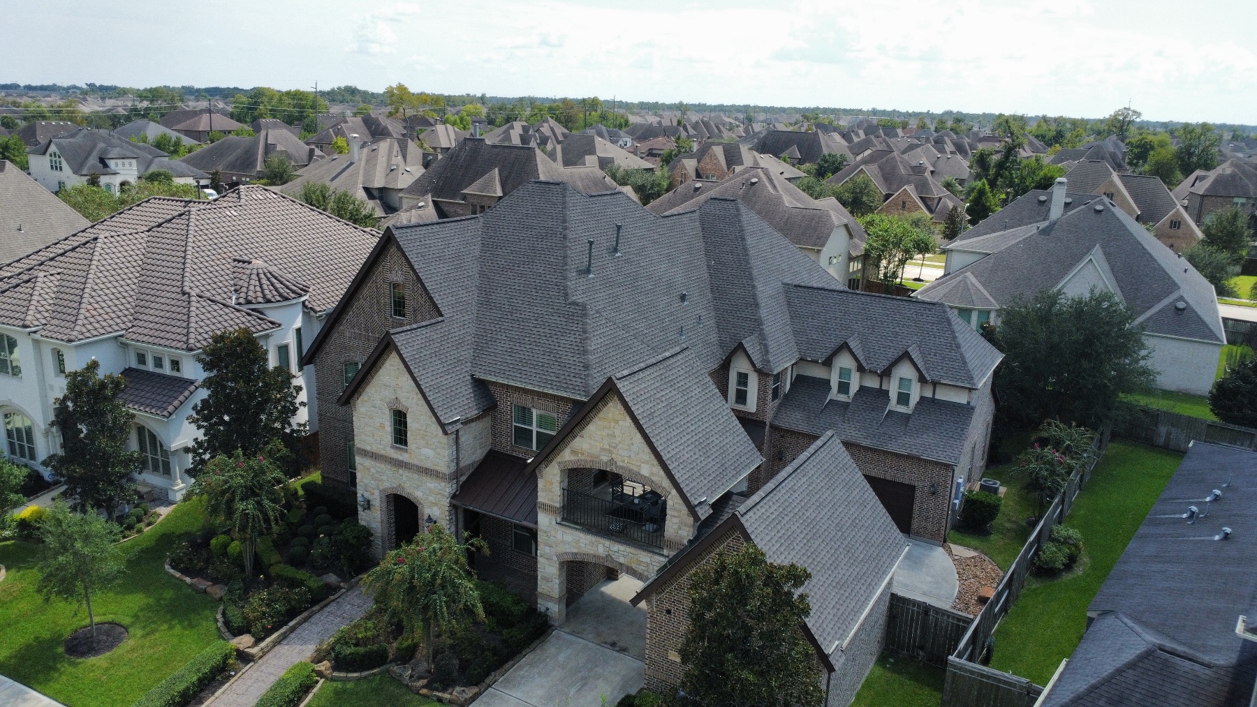 After photo of the roofing project