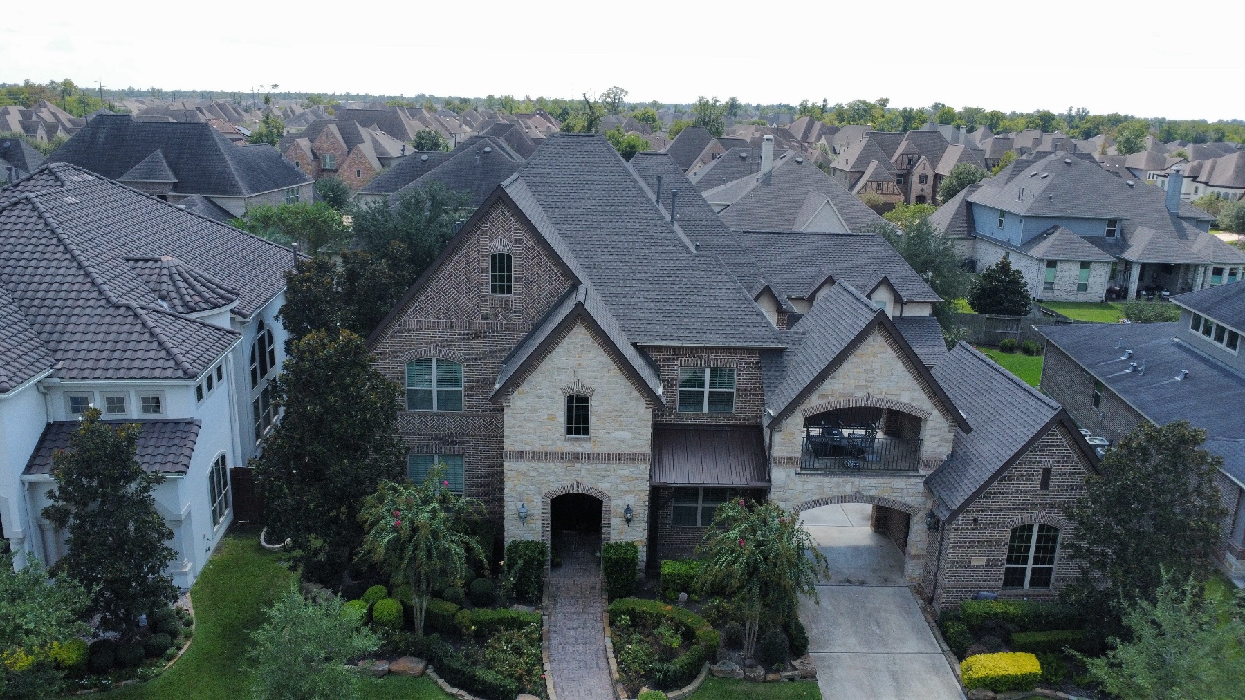 After photo of the roofing project