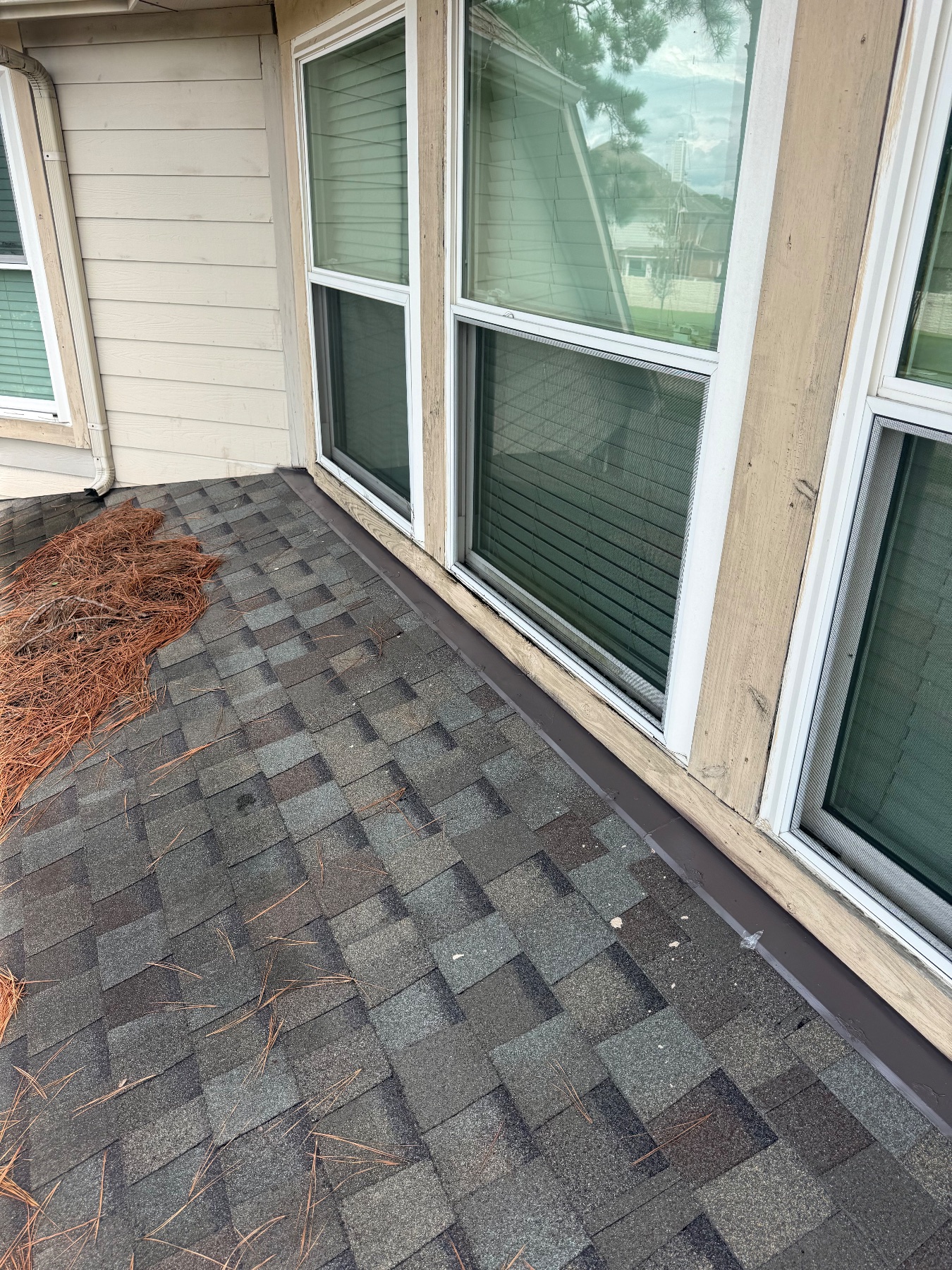 After photo of the roofing project