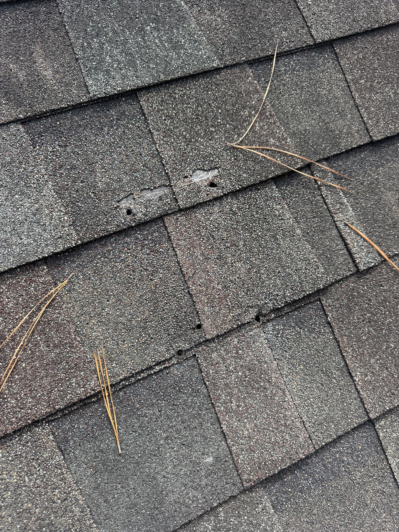 Before photo of the roofing project